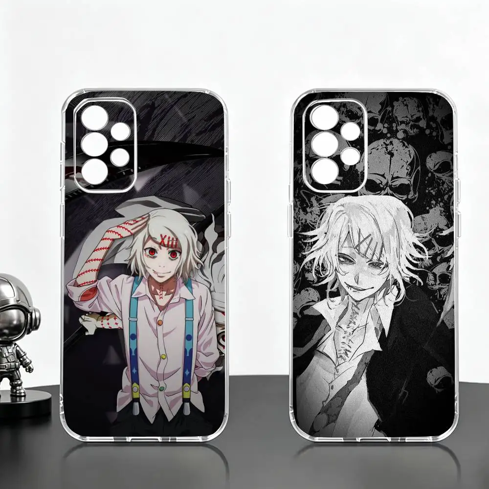 Juuzou Suzuya T-Tokyo Ghouls  Phone Case Transparent Silicone Soft For Samsung S25,S24,S21,S22,S23,S30,Ultra,S20,Plus,Fe