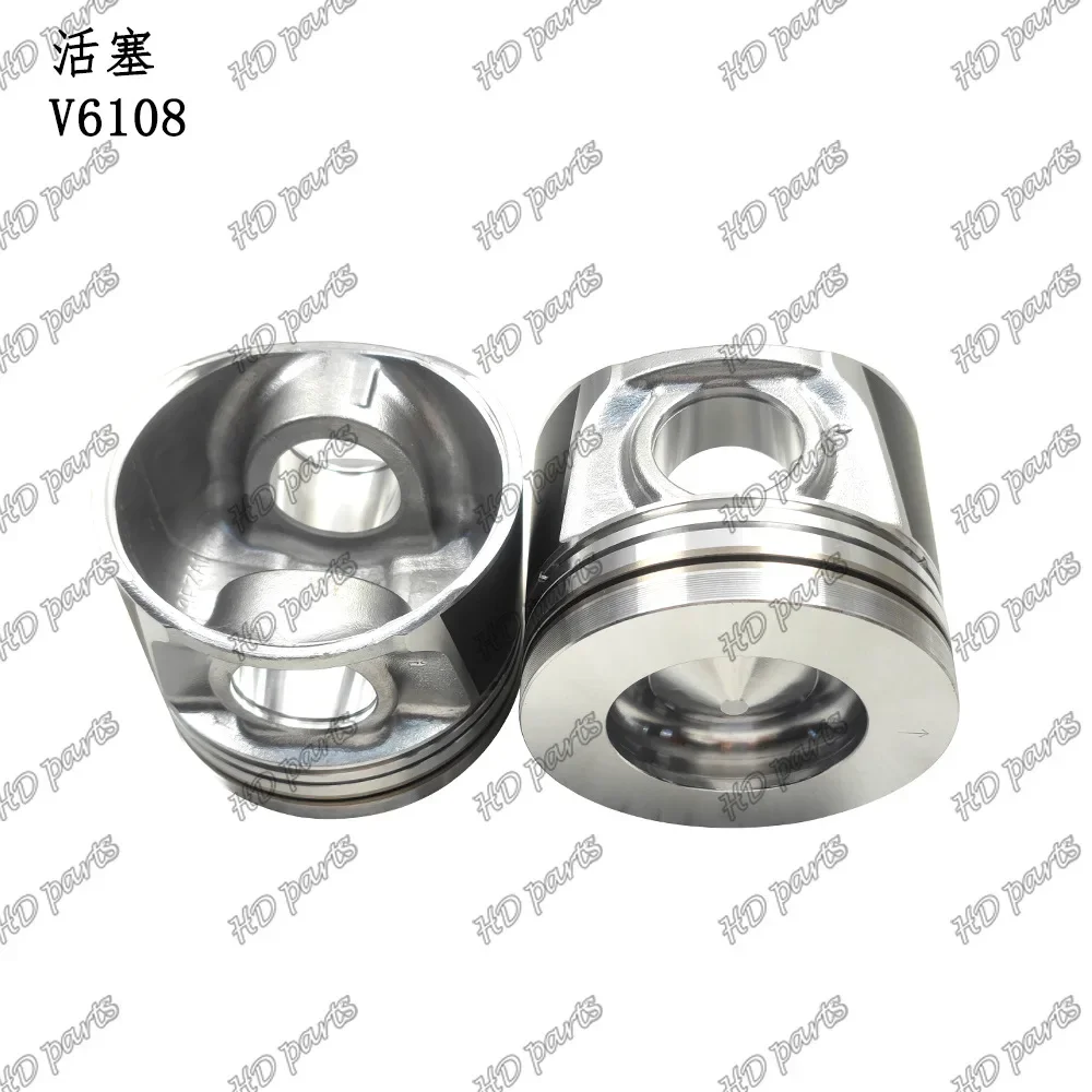 Suitable for excavators, engine parts, Kubota, piston V6108