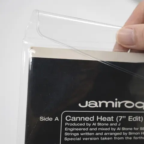 Fundas exteriores resellables de PVC de espesor Extra de alta calidad para 12 ''LP individual Gatefold 2LP 10'' vinilo 7'' cubierta de sobre de registro