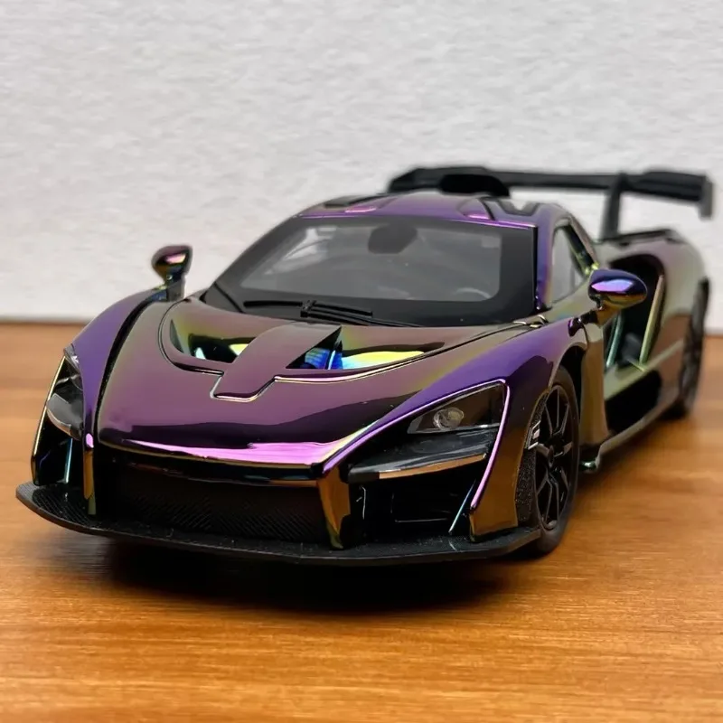 1:24 Alloy Metal Diecast Model Car Compatible With Senna Ultimate Supercar Series Vehicle Home Trendy Ornaments Bedroom