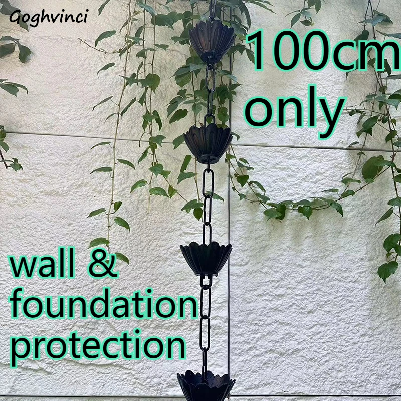 

Дождевые цепи из алюминиевого сплава: декоративные садовые колокольчики для улицы, устойчивые к коррозии, для дренажа воды, прочные и эстетичные.