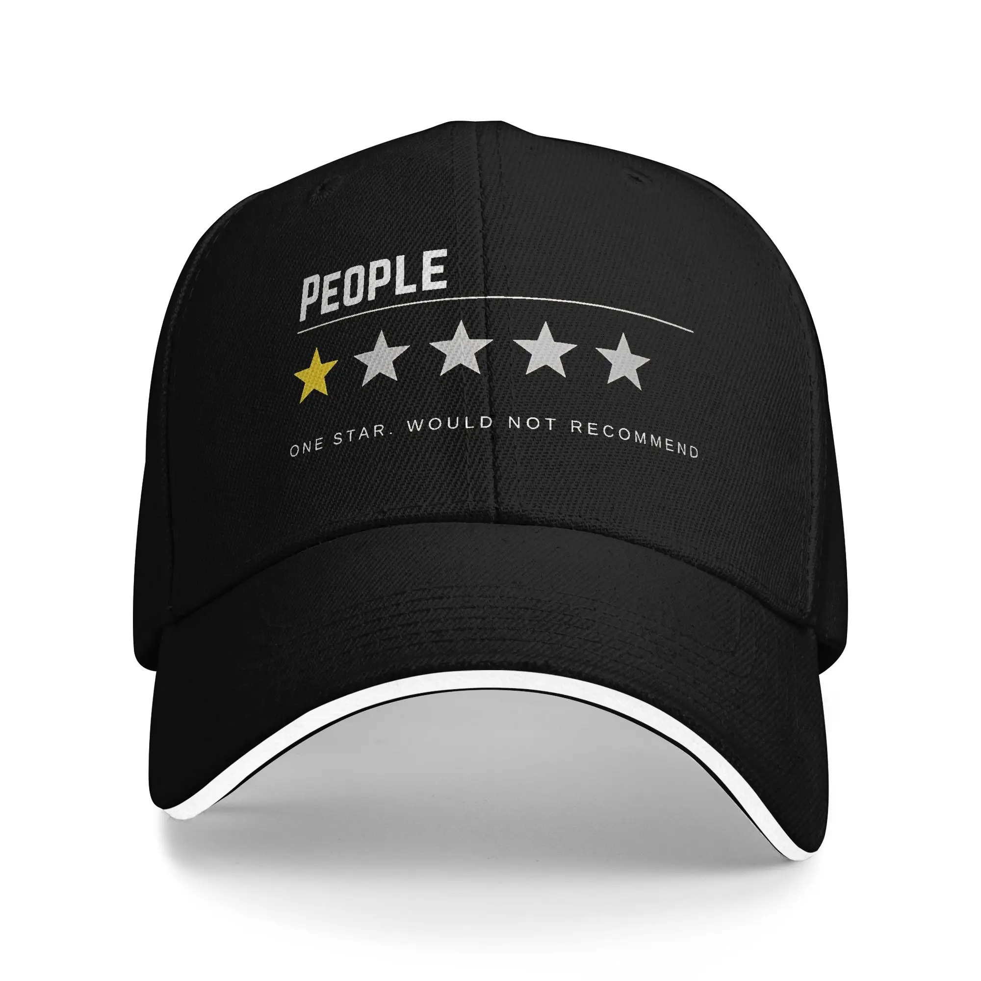 People One Star Rating  Would Not Recommend  Baseball Caps Hip Hop  Sandwich Hat Men Women Adjustable Caps Hat Outdoor