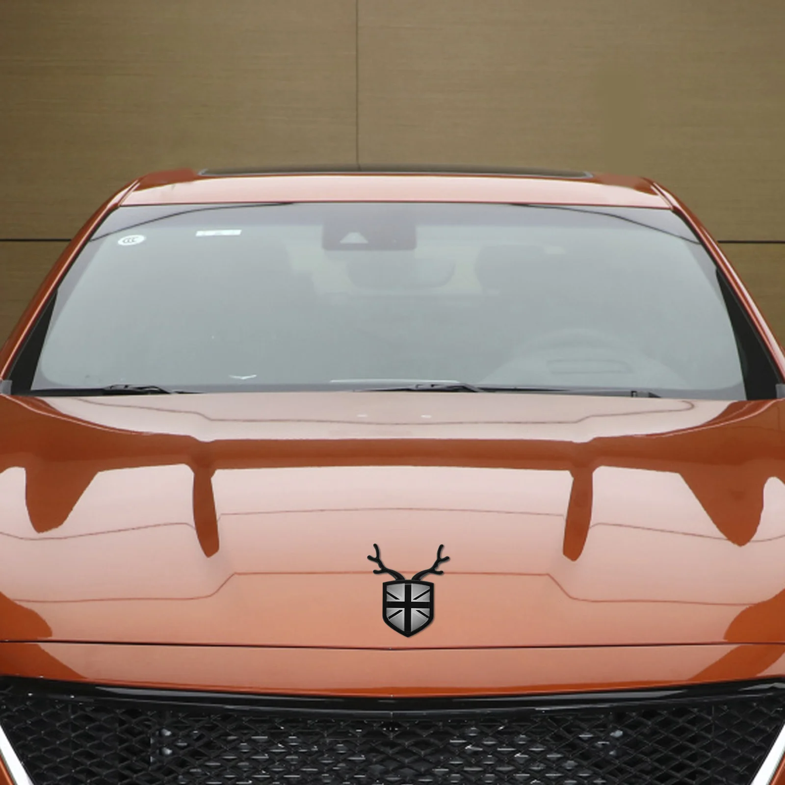 

3D Car Sticker Uk Flag Design Strong Abs Fade Resistant Easy Install Vehicle Decoration Badge Decal Automotive Exterior Styling