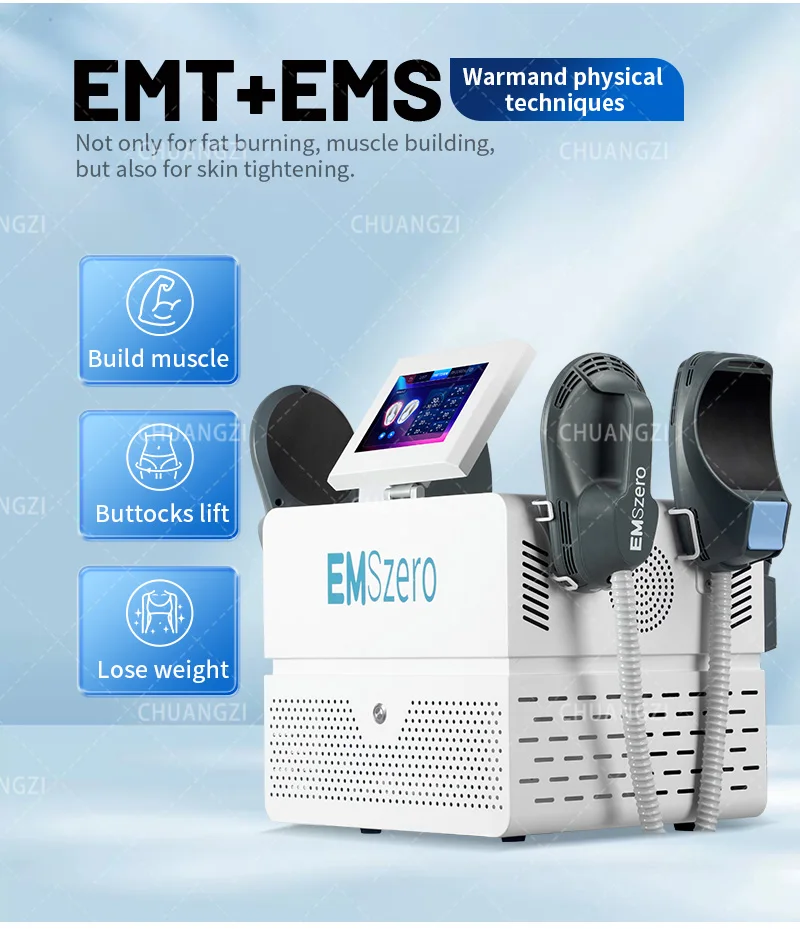 New Portable DLS-EMSZERO 4 Handles EMSzero Muscle Stimulation Weight Lose Fat Body Shaping Beauty Instrument Sculpt For Salon