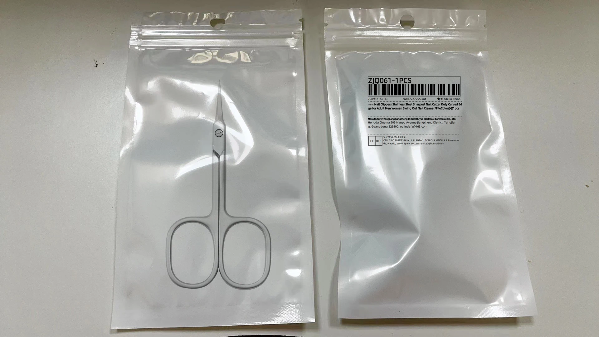 1pc color Stainless Steel Cuticle Scissors Precision Nail & Dead Light Beige Removal Tool, Ideal for Manicure and Pedicure Care