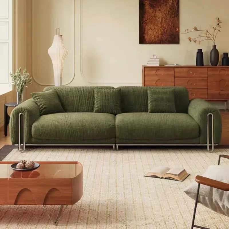 Sofás Minimalistas de Diseño para Sala de Estar, Sofás Modulares Negros Modernos, Sofás Togo Suaves, Muebles de Sala, Muebles para el Hogar