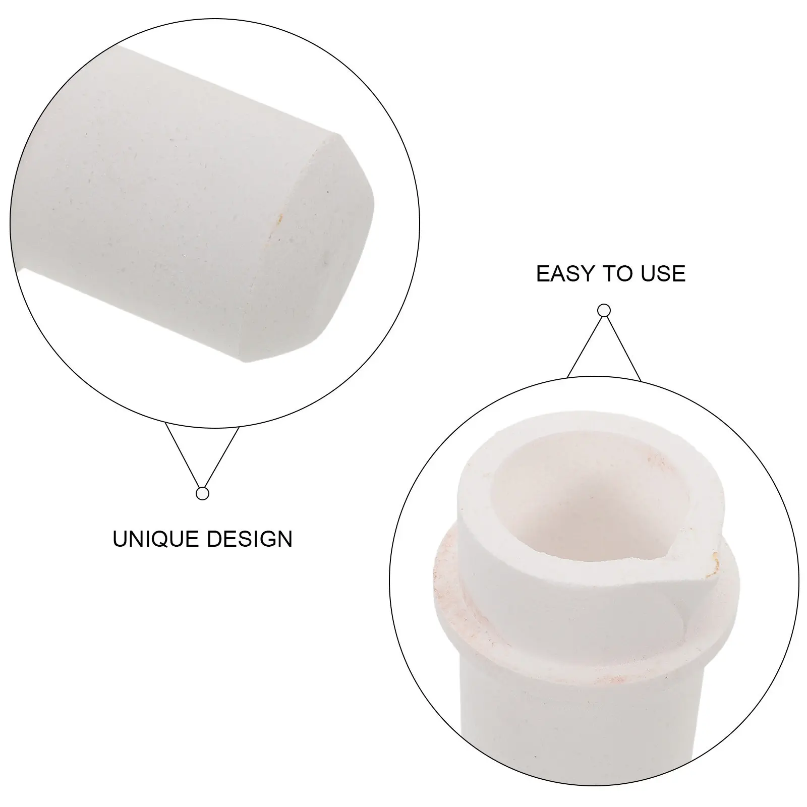 0.5kg Grams Quartz Bowl Jewelry Equipment Crucible For Melting Gold Silver Platinum.Jewelry Making Foundry Tools Smelting Cup view 4