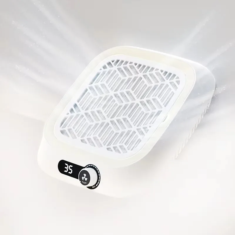 Strong Suction Nail Dust Collector with Turbine Brushless Motor and Ash Separation Filter Efficient Cleaner That Does Not Run
