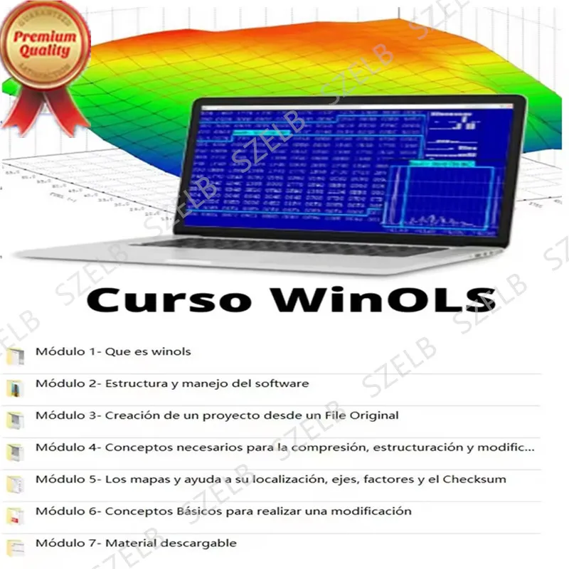 

Complete Winols Course Professional (Basic+ Advanced) Winols chip tuning ECU 40 hours video + explanatory videos 320 page
