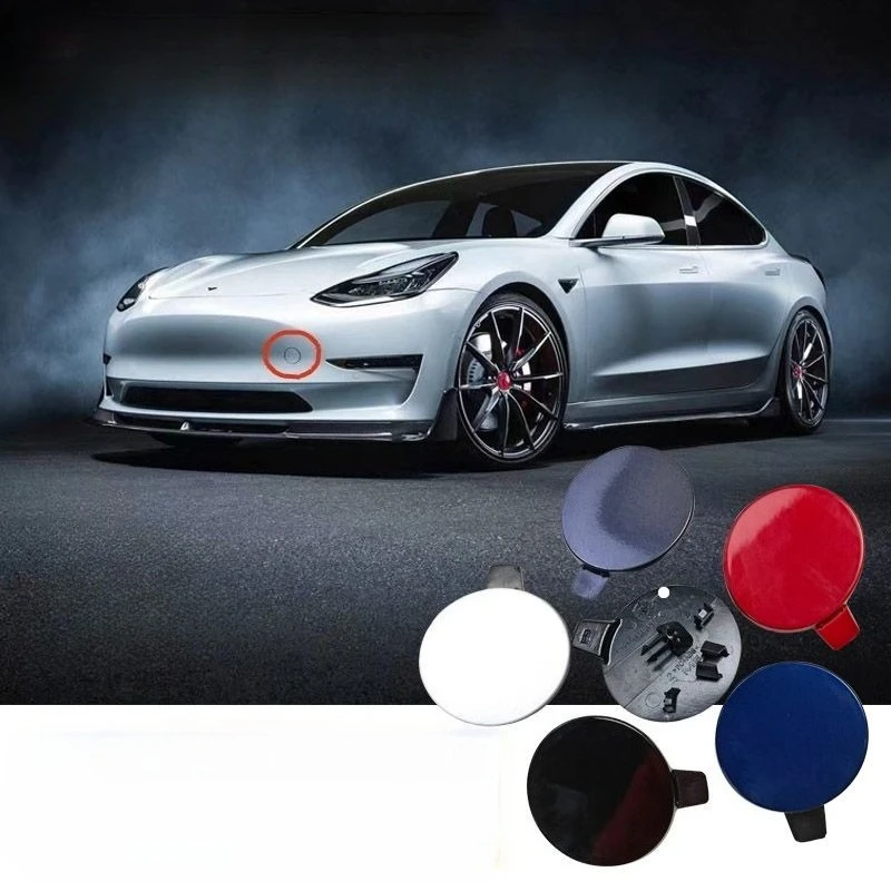 

Suitable for Tesla Model 3 Bumper Trailer Hook Cap Traction Cap