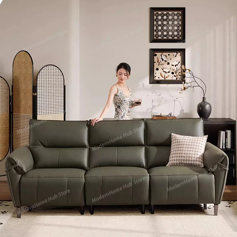 Lounge Leather Living Room Sofas Luxury Love Seat Room Decor Living Room Sofas Multifunctional Lazy Divano Trendy Furniture