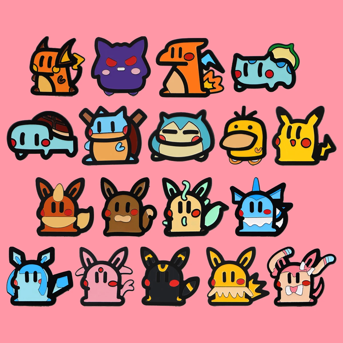 Cute Animals Enamel Pines Cartoon Anime Figures Brooch Metal Pins Badge on Backpack Clothing Accessories Fashion Jewelry Gifts