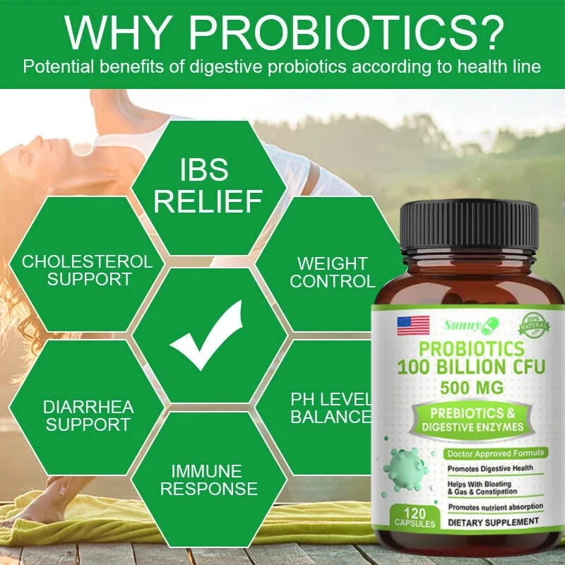 Natural probiotic supplement - aids metabolism, digestion, nutrient absorption, immune support and nutritional supplementation