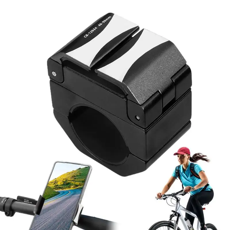 Bicycle Phone Mount Universal Invisible Aluminum Alloy Phone Mount Reliable Bicycle Accessories Rotatable Phone Holder For