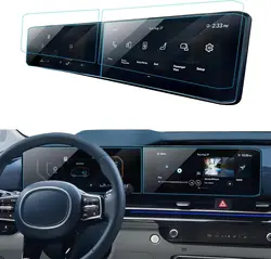 For Kia k5/Kia k4 2024 2025 12.3 inch car LCD gps Navigation Tempered glass and  Dashboard Screen film protector