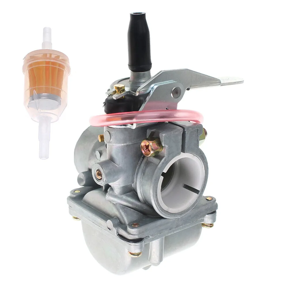

For 100cc 110cc 125cc 130cc ATV Dirt Bike 20mm Carburetor - Aftermarket Replacement Part Fits Mikuni VM20 Round Slide
