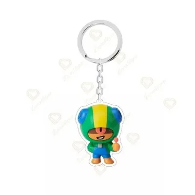 Japanese Key Chains Cartoons Stars Berry Crow Shally Leon Keychain Figures Toys Key Chain Pendant Car Key Ring Gifts Accessories