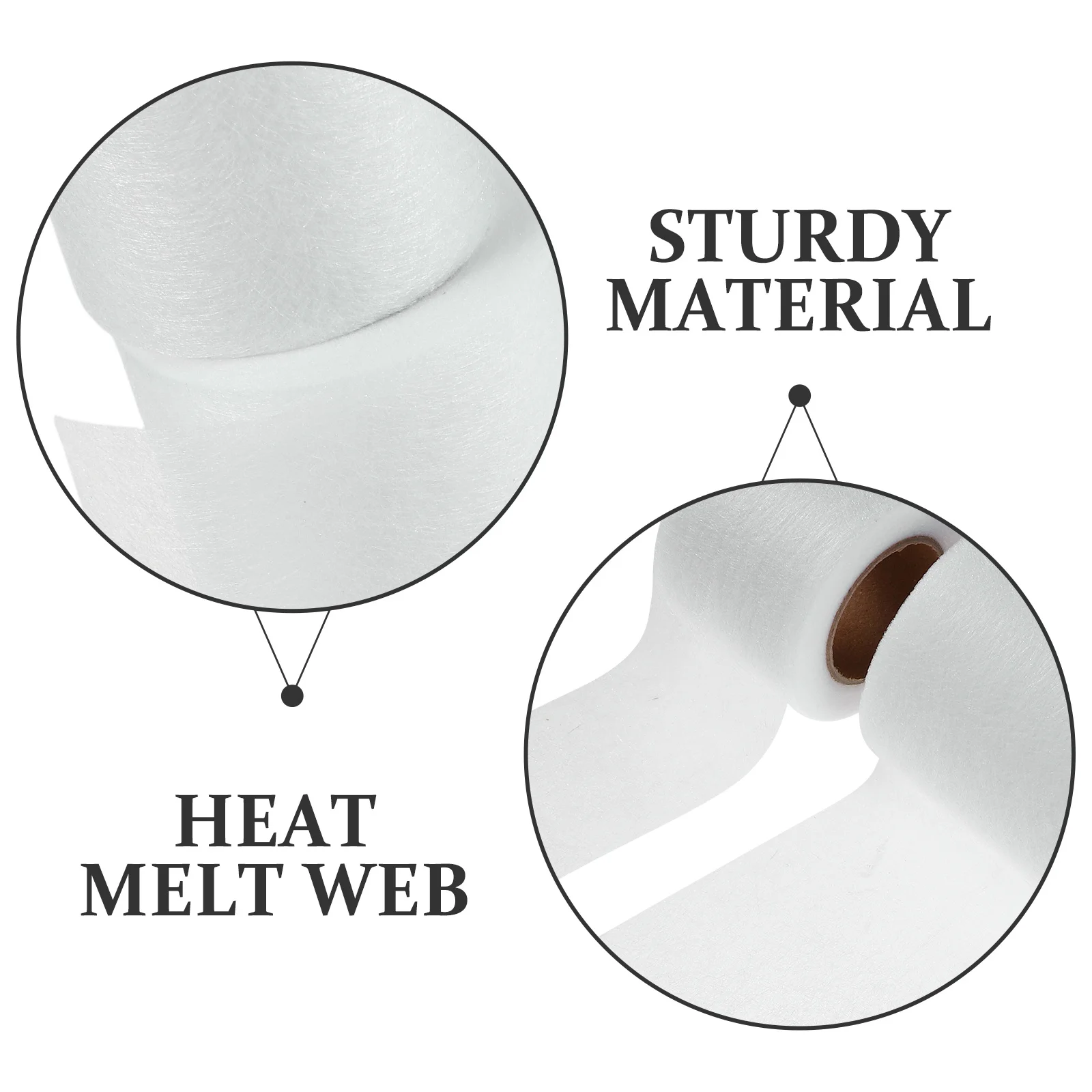 2 قطعة مزدوجة الوجهين منصهر ويب 20 متر الحرارة تذوب لاصق التصحيح للنسيج الترابط خفيفة الوزن الحديد على الخياطة Interfacing بها بنفسك الحرفية #5