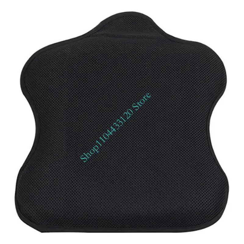 0XXD Bantal Penutup Tempat Duduk Gel Sepeda Motor Sejuk dengan Dasar Busa Memori Permukaan Tahan Air Universal untuk Sebagian