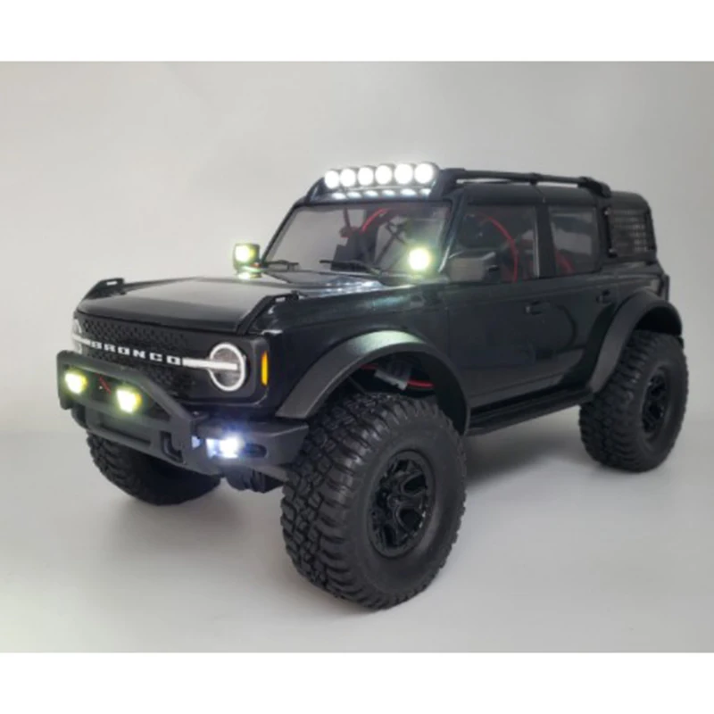 TRX4M 클라이밍 카 LED 범용 스퀘어 스포트라이트 램프, 1/18 RC 크롤러 자동차, Traxxas TRX4-M 디펜더 D90 D110 브롱코, 1 쌍