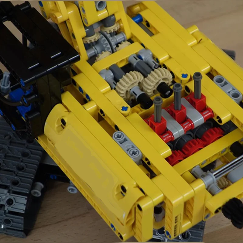 779 Stuks 42006 Mod Nieuwe Versnellingsbak Technic Loader Transmissie Upgrade Custom MOC Onderwijs Model Bouwstenen Verjaardag Speelgoed Gift