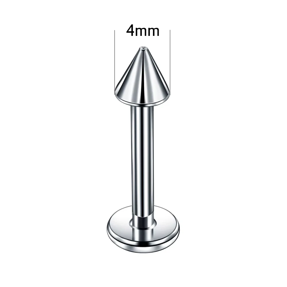 G23 Titanium Round Lab Piercing Nose Stud, Body Jewellery