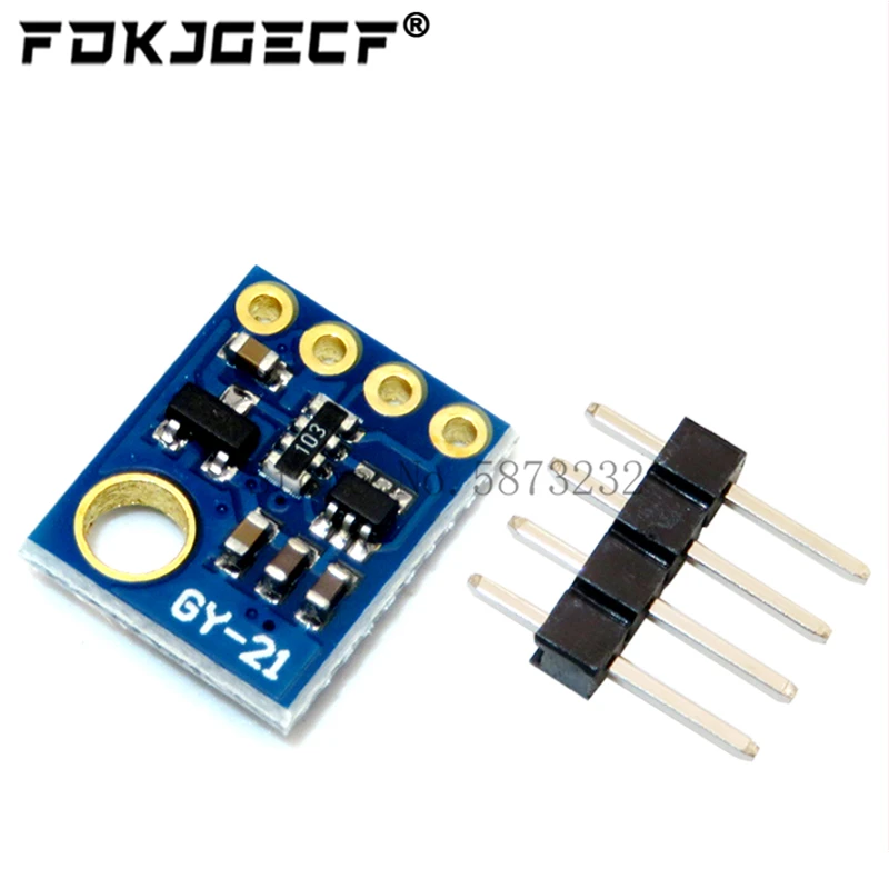Si7021 GY-21  I2C IIC Interface Module For Arduino Low Power CMOS IC Module Module Industrial High Precision Humidity Sensor