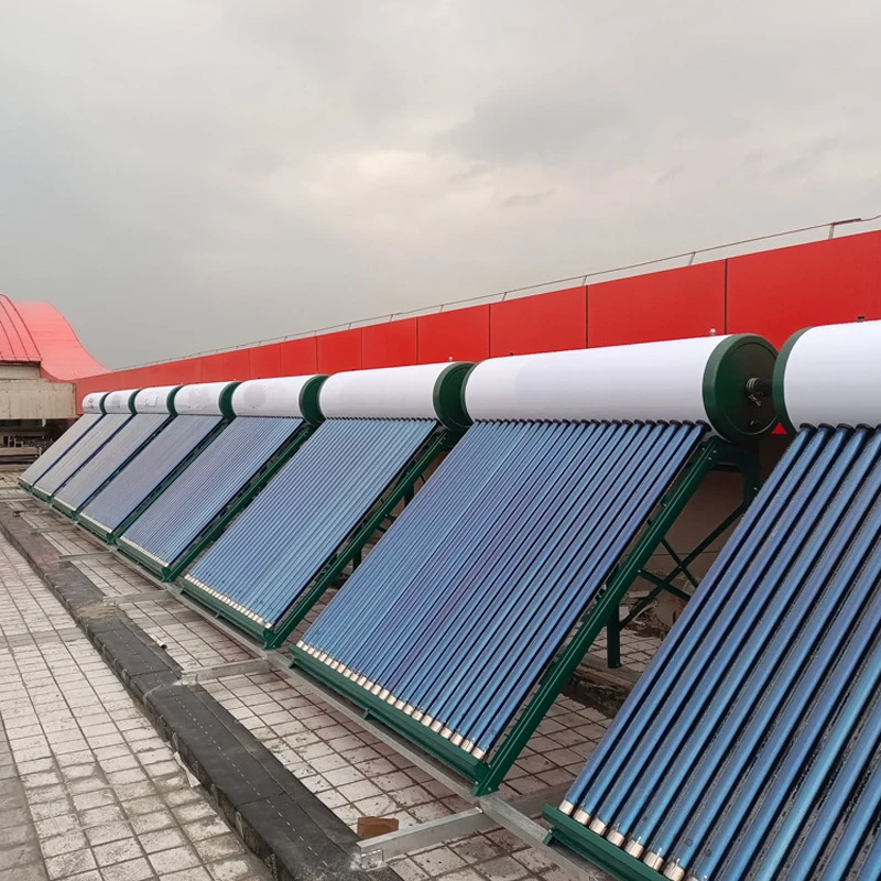 Calentador de agua Solar de acero inoxidable, sistema completo de caldera de agua caliente, 50L, 100L, 150L, 200L, 300L, 500L, tubo evacuado, precio bajo