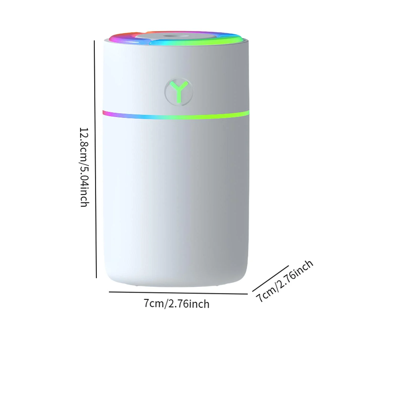 Маленький увлажнитель, малошумный компактный настольный увлажнитель для прикроватной тумбочки, внутреннего автомобиля