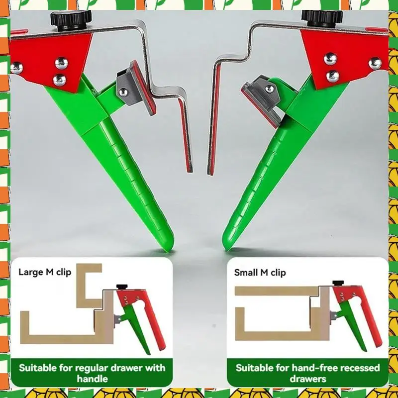 

Professional Tool 4 Set Adjustable Pressure Drawer Front Quick Install Clamp For Cabinet Frame Woodworking Clamp