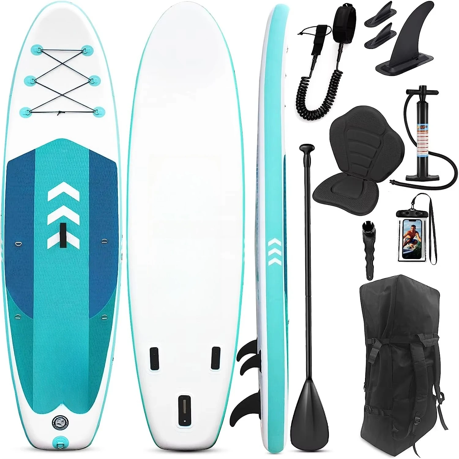 wholesale custom electric pump for  inflatable sup paddle board soft top surfboard surfing sub water sports sup paddle board