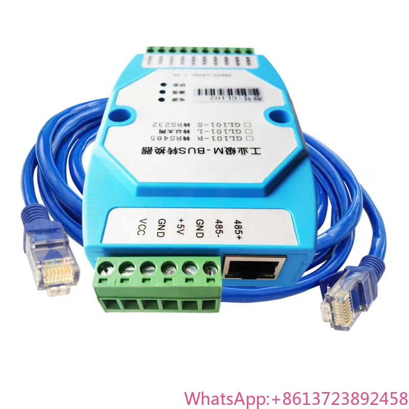 

MBus to Ethernet Modbus-TCP / MODBUS-RTU can connect 500 meters Support meter protocol customized
