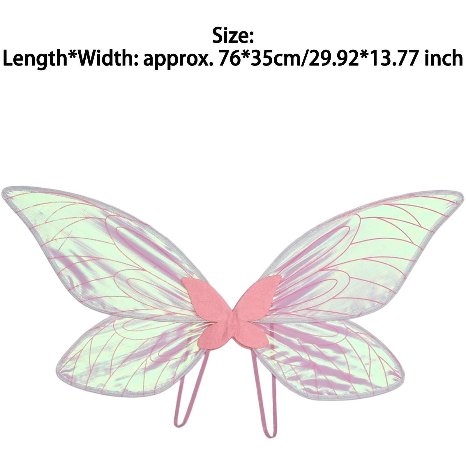 ผู้หญิงสาวผีเสื้อ Fairy ปีกเครื่องแต่งกาย Sparkle Princess Angel Wing สําหรับปาร์ตี้ฮาโลวีนโปรดปรานคอสเพลย์เครื่องแต่งกาย Props