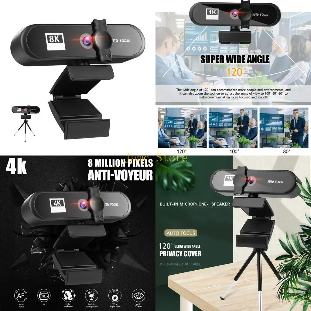 LX0B 1K/2K/4/8K Camera USB Live Private Model Beauty Auto for Focus Drive Camera