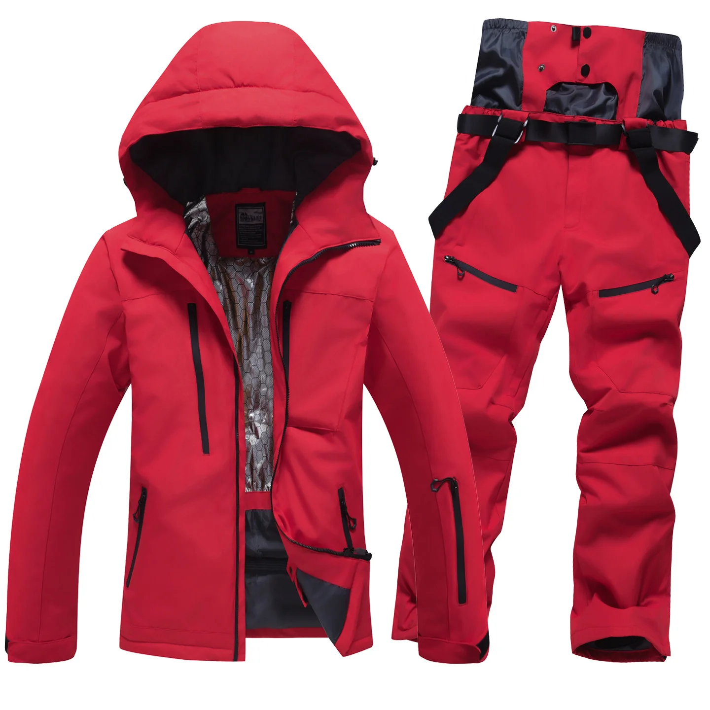 Adult Men's And Women's Winter Snow Ski Suit Sets Snowboarding Jacket And Pants Skiwear for Skiing