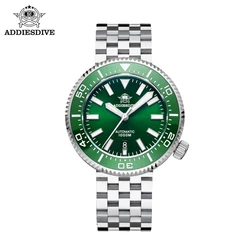 ADDIESDIVE 1000m Diving Watch NH35 Automatic Sapphire Glass Men's Watch Steel BGW9 Luminous Diver Mechanical Wristwatch