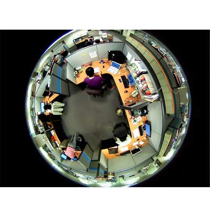 Dahua IPC-EW5541-AS 5MP Panorama 180° built-in MIC & Audio Alarm Interface Support Heat Map POE WizMind IR 10M Fisheye Camera