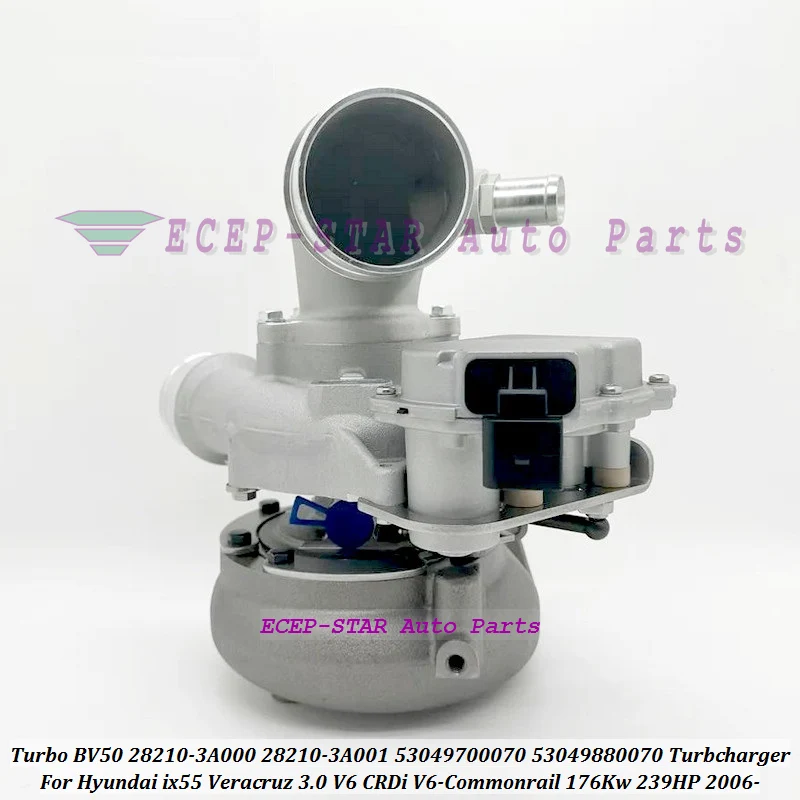 

Турбокомпрессор BV50 53049700070 53049880070 28210-3A001 для Hyundai ix55 Veracruz V6 3.0 CRDi V6-Commonrail 176 кВт