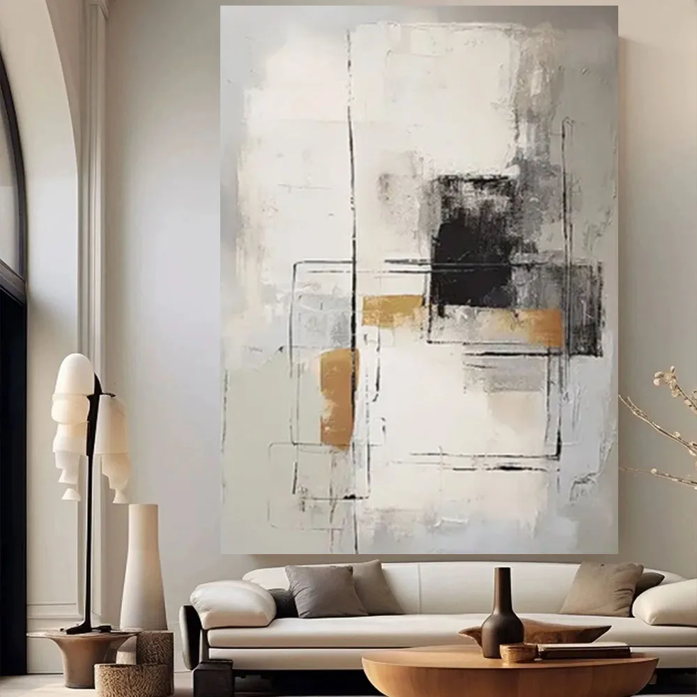 

Modern City Building wall art pictures Scenery Pictures for Home Abstract Oil Painting on Canvas salon Art for Living Room Decor