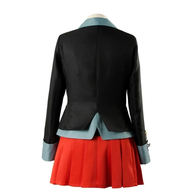 Anime Danganronpa Mago Yumeno Himiko Ragazza Uniforme Costume Cosplay Carnevale di Halloween Studente Uniforme Cosplay Parrucca Rossa