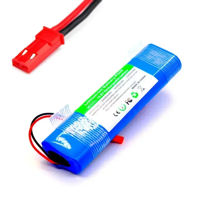 14.8V 2600mAh Rechargeable Battery for ILIFE V3s Pro, V50, V5s Pro, V8s, X750, For ZACO V3, V40, V5s Pro, V5x Robot Battery