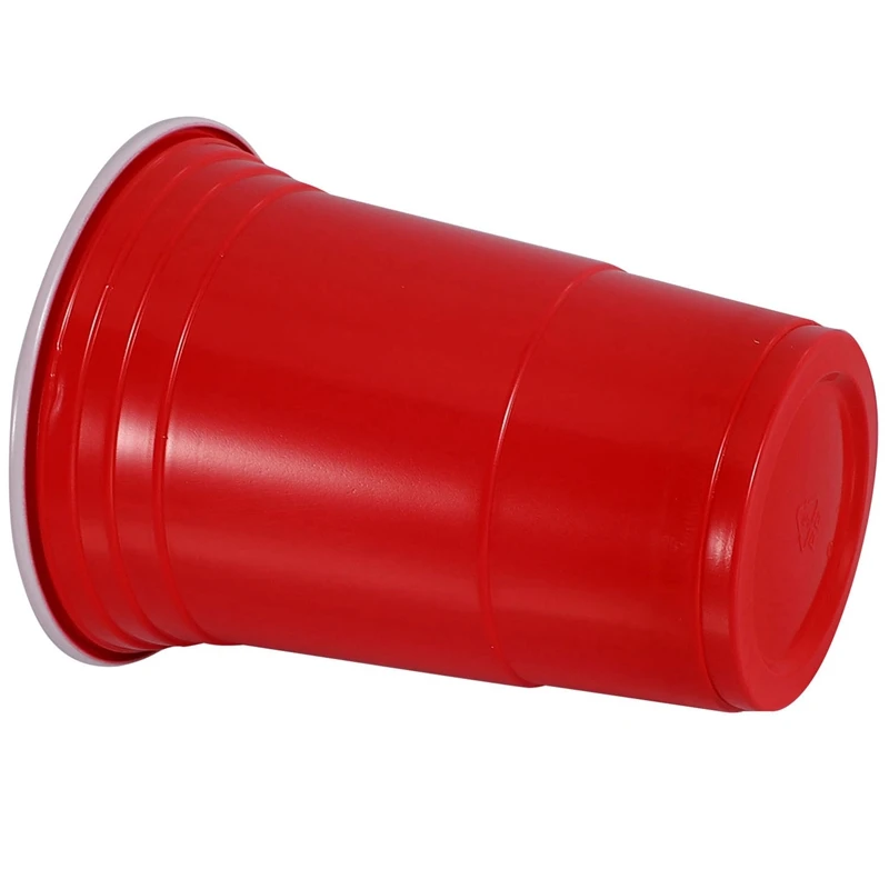 100Pcs/Set 450Ml Red Disposable Plastic Cup Party Cup Bar Restaurant Supplies Household Items For Home Supplies