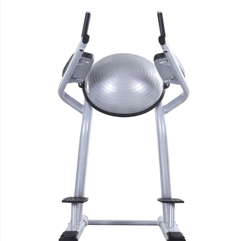 Knee Lifting Trainer, Single Parallel Bar, Roll Arm Flexion and Extension Frame, Hemisphere Backrest Fitness Equipment