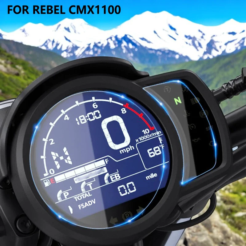 

For Honda Rebel CMX 1100 CMX1100 2021 2022 2023 Motorcycle Accessories Speedometer Scratch Cluster Screen Film Protector