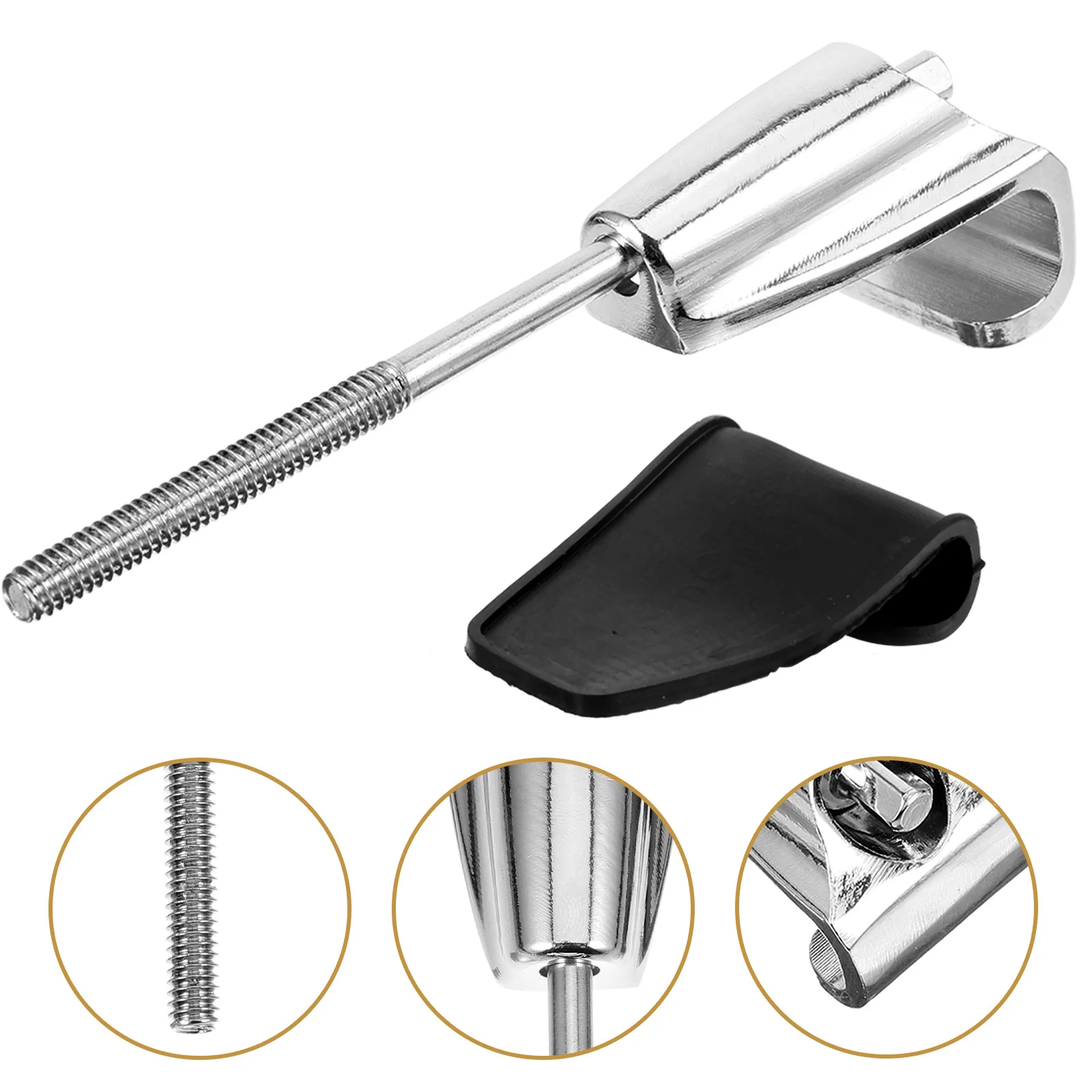 

Claw Hooks Accessories for Drum Bass Drum Claw Hook Rubber Cushioned Metal Lugs for Secure Drumhead Fastening and Sound Clarity