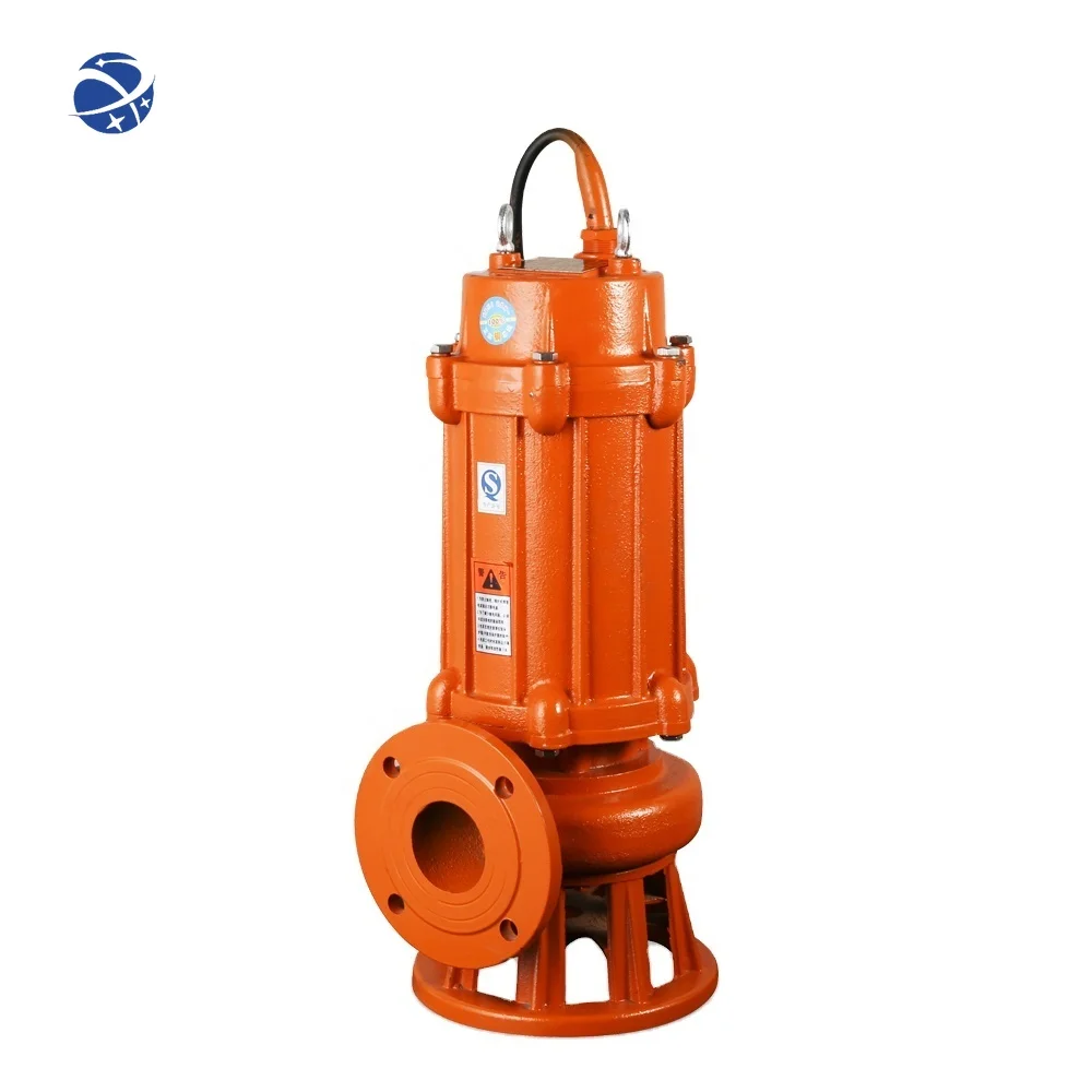 

YUNYI competitive price 380 volt 5.5hp 7.5hp electronic suction submersible sewage waste water pump