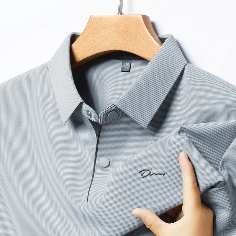 Polo pour Homme Manches Courtes Soie