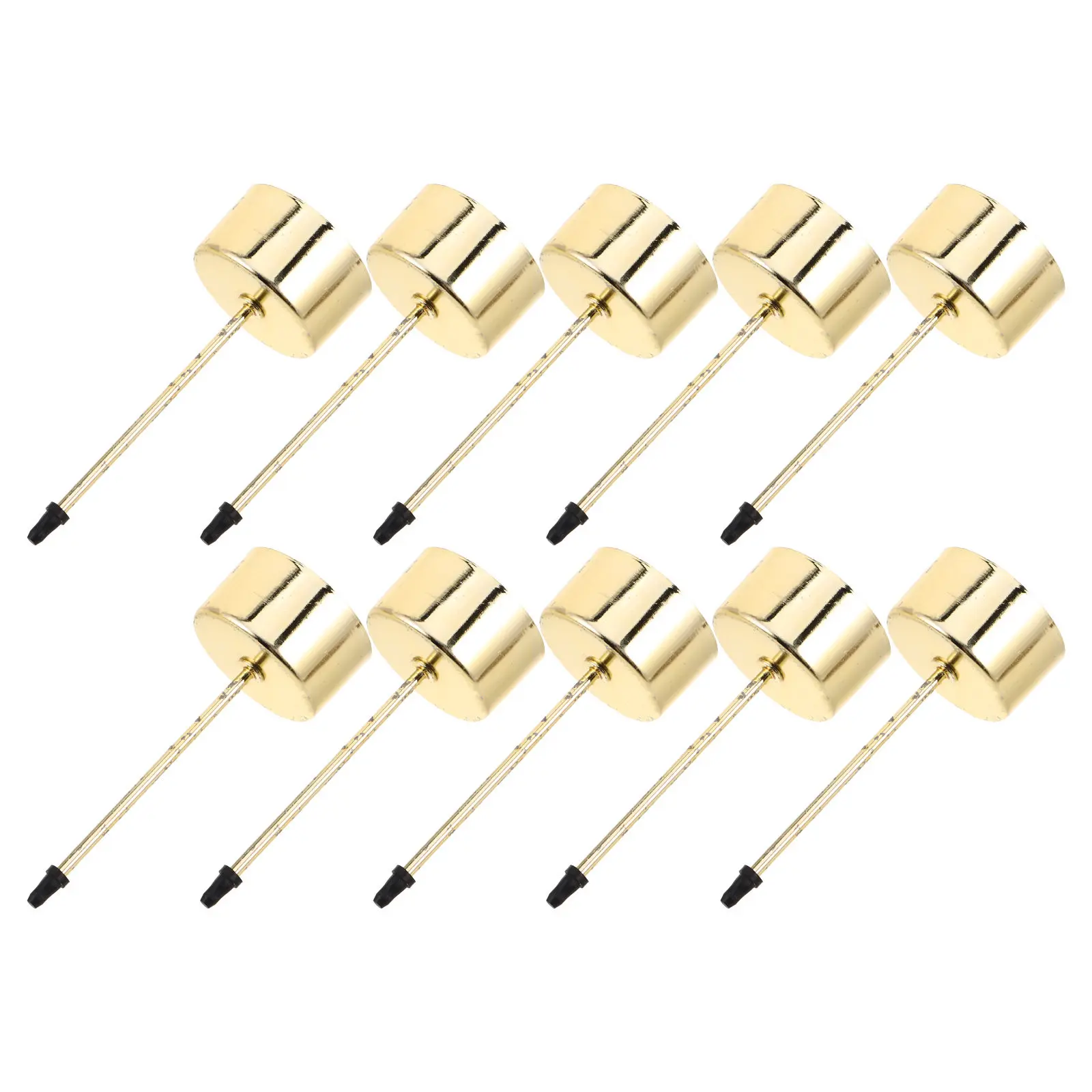 10Pcs Metal Holders Heat Resistant Jars Taper Candlestick Spike Festival Table Centerpiece Party Wedding Decor