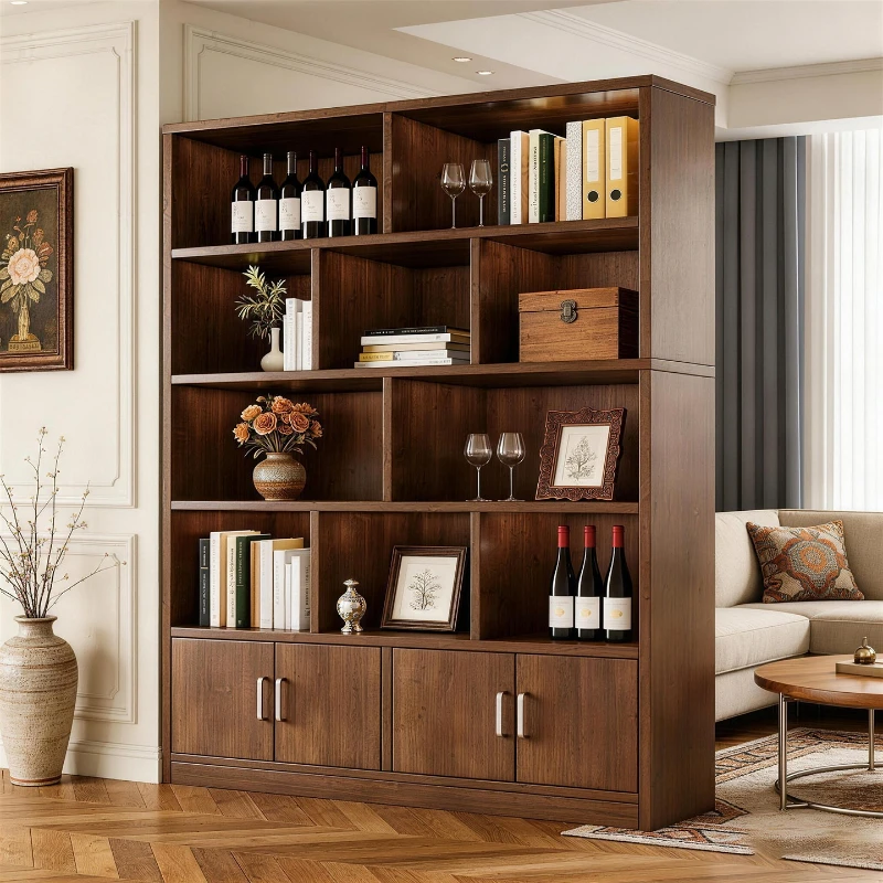 Living Room Wall Wine Cabinet Display Medieval Premium storage artition Cabinet kitchen mueble exhibidor restaurant furniture