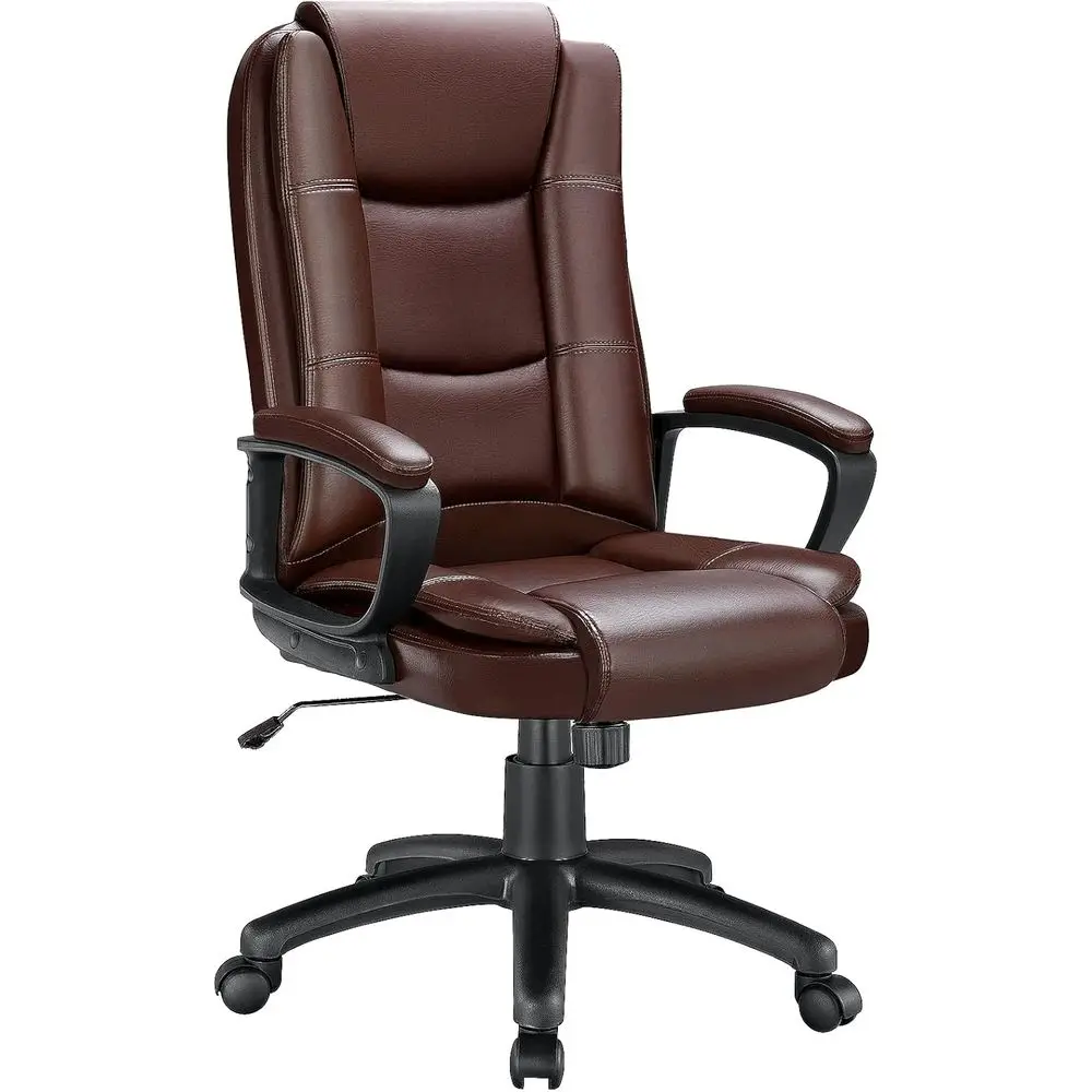 Oice Chair Computer Desk Chair Gaming - Ergonomic High Back Cushion Lumbar Support with Wheels Comortable Black Leather Racing S